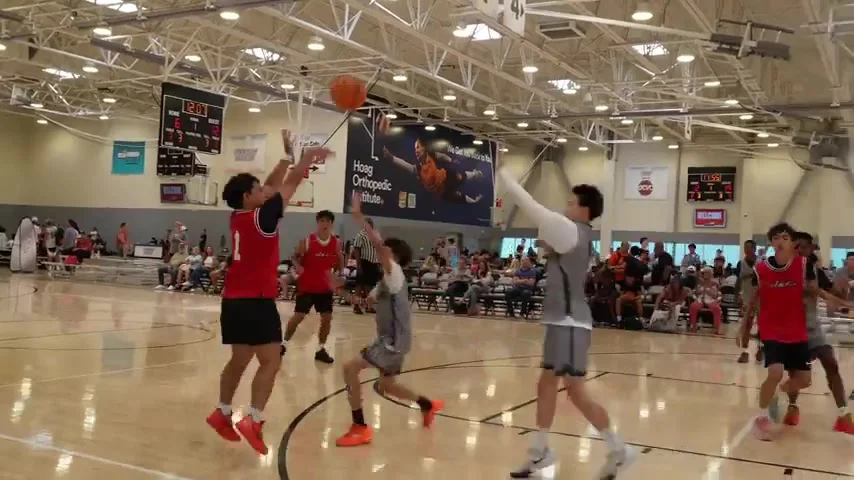 DSC Elite players battling for a rebound during practice