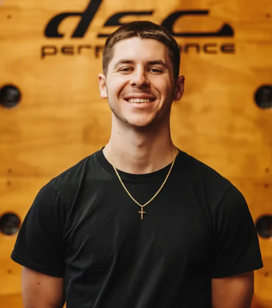 Portrait of Jake Gellatly, head coach of DSC Elite basketball academy